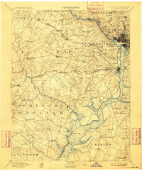 Mt. Vernon 1894 topographic map thumbnail