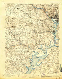 Mt. Vernon 1894 topographic map thumbnail