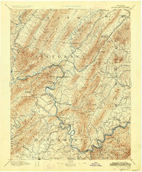 Natural Bridge 1894 topographic map thumbnail