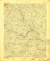 Palmyra 1895 topographic map thumbnail