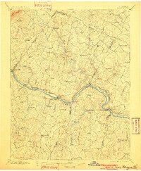 Palmyra 1897 topographic map thumbnail