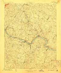 Palmyra 1897 topographic map thumbnail