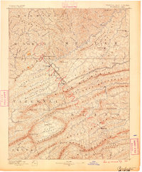 Pocahontas 1887 topographic map thumbnail