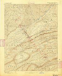 Pocahontas 1891 topographic map thumbnail