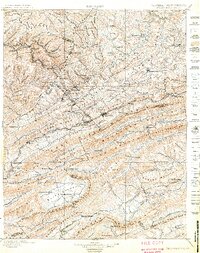 Pocahontas topographic map thumbnail