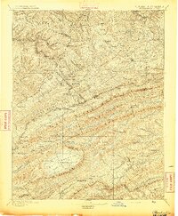 Pocahontas 1895 topographic map thumbnail