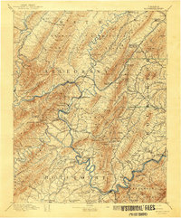Rockbridge 1894 topographic map thumbnail