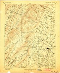 Staunton 1894 topographic map thumbnail