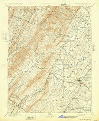 Staunton 1894 topographic map thumbnail