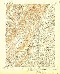 Staunton 1894 topographic map thumbnail