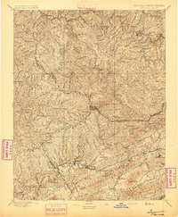 Tazewell 1895 topographic map thumbnail