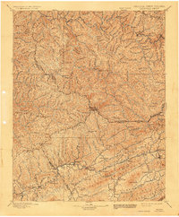 Tazewell 1897 topographic map thumbnail