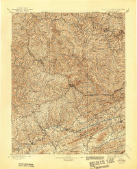 Tazewell 1897 topographic map thumbnail