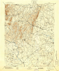 Thorofare Gap 1894 topographic map thumbnail