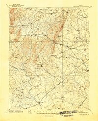 Thorofare Gap 1894 topographic map thumbnail