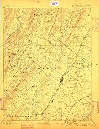 Winchester topographic map thumbnail