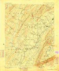 Woodstock 1892 topographic map thumbnail