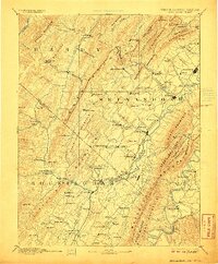 Woodstock 1892 topographic map thumbnail
