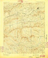 Wytheville 1892 topographic map thumbnail