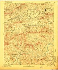 Wytheville 1892 topographic map thumbnail