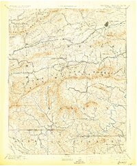 Wytheville 1892 topographic map thumbnail