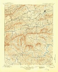 Wytheville 1892 topographic map thumbnail
