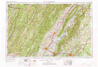 Charlottesville 1956 topographic map thumbnail