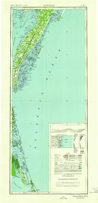 Eastville 1961 topographic map thumbnail