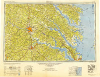 Richmond 1949 topographic map thumbnail