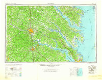 Richmond 1964 topographic map thumbnail