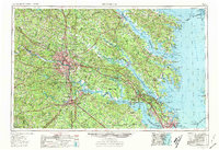 Richmond 1973 topographic map thumbnail