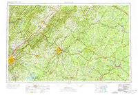 Roanoke 1971 topographic map thumbnail