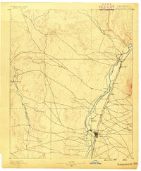 Albuquerque 1889 topographic map thumbnail