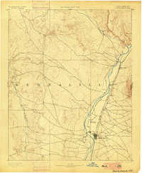 Albuquerque 1893 topographic map thumbnail