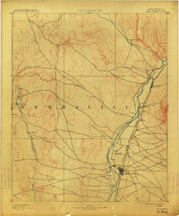 Albuquerque 1893 topographic map thumbnail
