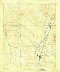 Albuquerque 1893 topographic map thumbnail