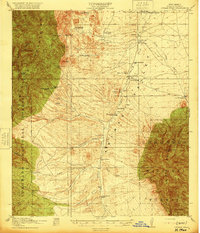 Animas Peak 1920 topographic map thumbnail