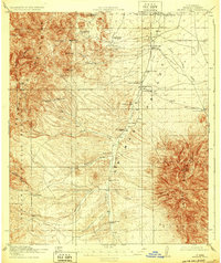 Animas Peak 1920 topographic map thumbnail