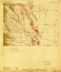 Antelope Wells topographic map thumbnail