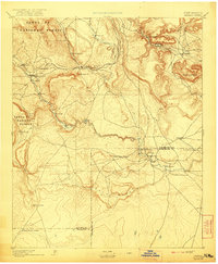 Bernal 1894 topographic map thumbnail