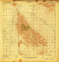 Big Hatchet Peak 1918 topographic map thumbnail