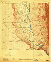 Canutillo topographic map thumbnail