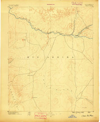 Chaco 1889 topographic map thumbnail