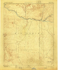 Chaco 1892 topographic map preview