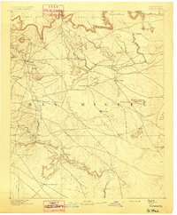 Corazon 1892 topographic map thumbnail