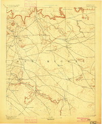 Corazon 1894 topographic map thumbnail