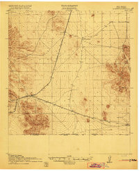 Hermanas 1918 topographic map thumbnail