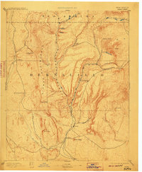 Jemez 1892 topographic map thumbnail