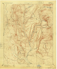 Jemez 1892 topographic map thumbnail
