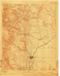 Las Vegas 1893 topographic map thumbnail